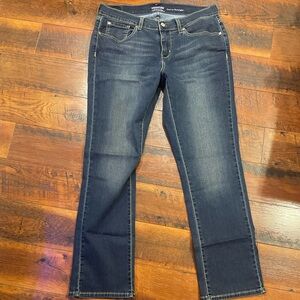 LEVI'S Womens Signature Curvy Straight Jeans W32 L30